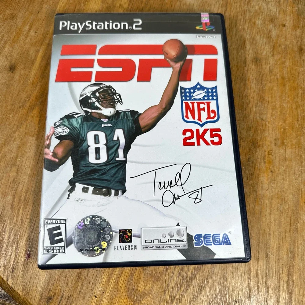 ESPN NFL 2K5 Sony PlayStation 2 PS2 Game Complete CIB SEGA Sports Football 2004